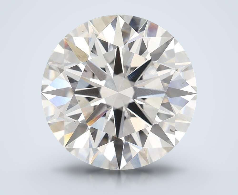 5.51 Carat Round Lab Diamond