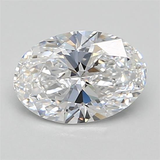 0.54ct D IF Rare Carat Ideal Cut Oval Lab Grown Diamond