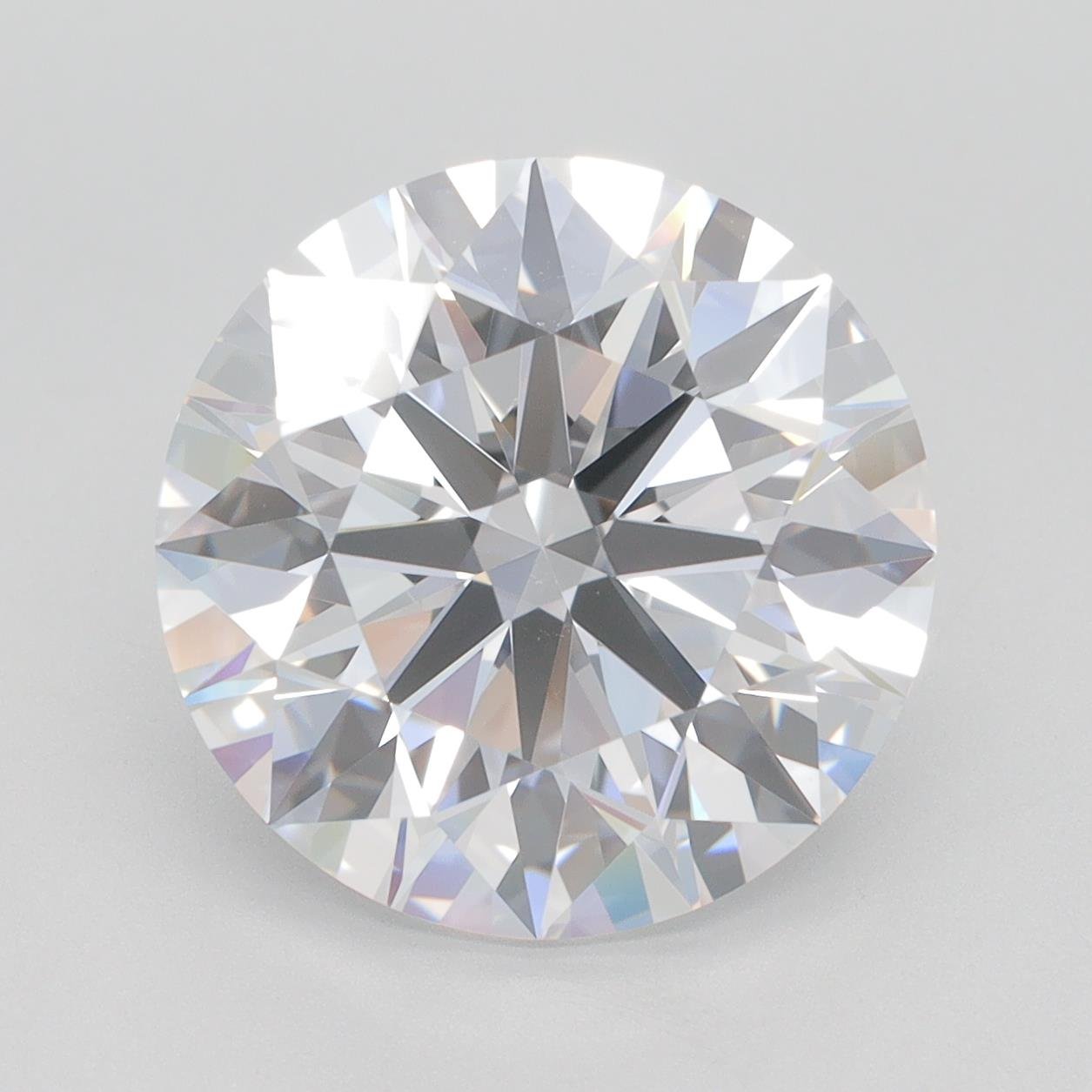 6.24ct D VVS1 Rare Carat Ideal Cut Round Lab Grown Diamond