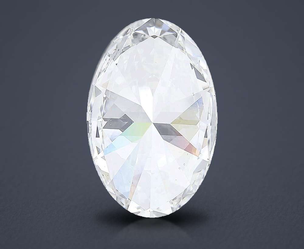 12.07 Carat Oval Lab Diamond