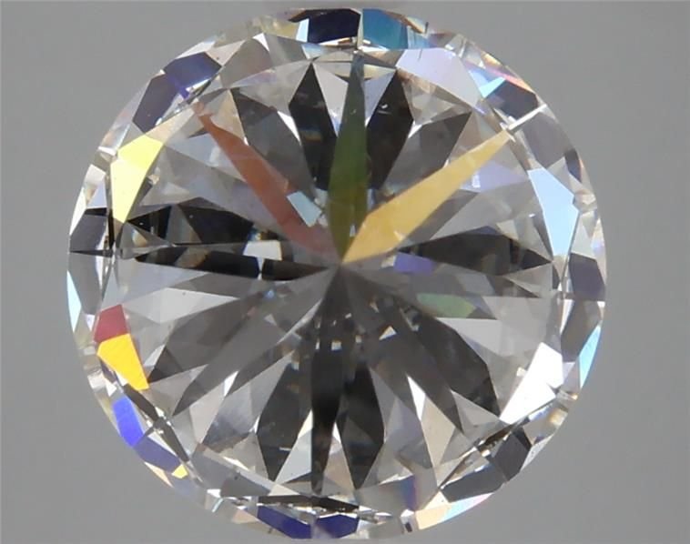 4.03ct F SI1 Rare Carat Ideal Cut Round Lab Grown Diamond