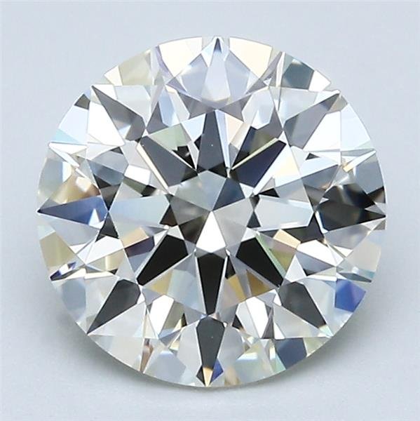 2.31ct K VS1 Rare Carat Ideal Cut Round Diamond