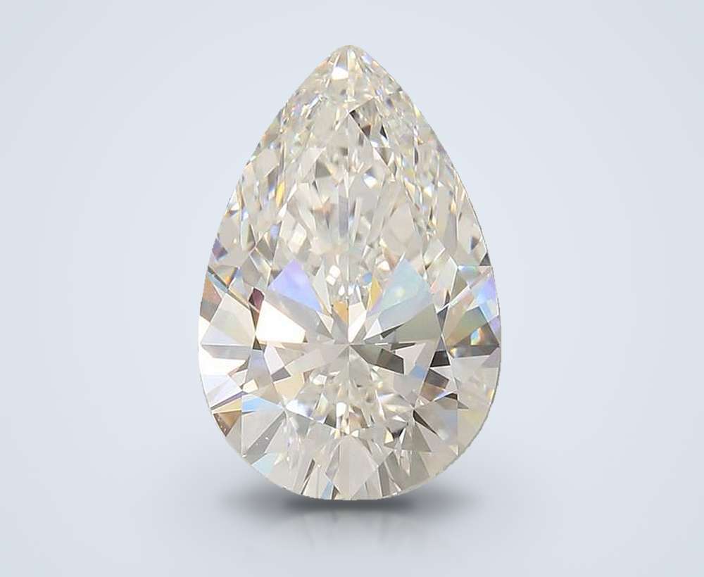 5.56 Carat Pear Lab Diamond
