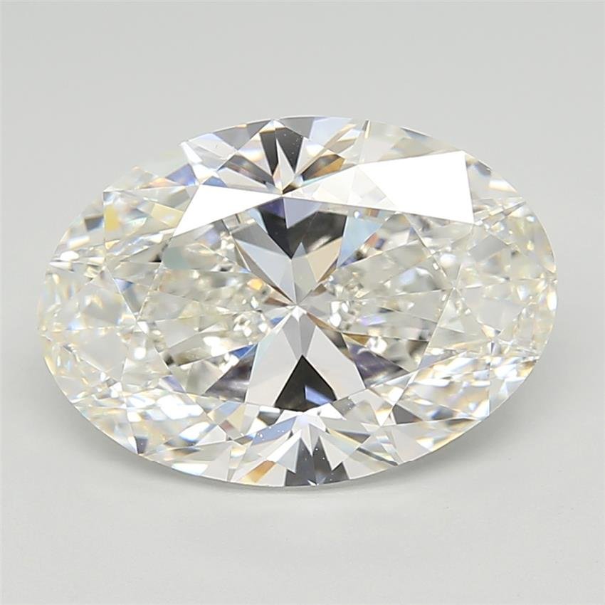 7.01ct F VS1 Rare Carat Ideal Cut Oval Lab Grown Diamond