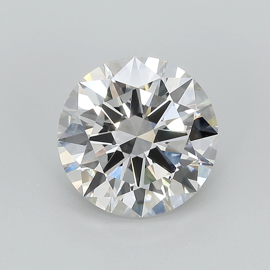 3.29ct G VS1 Excellent Cut Round Lab Grown Diamond