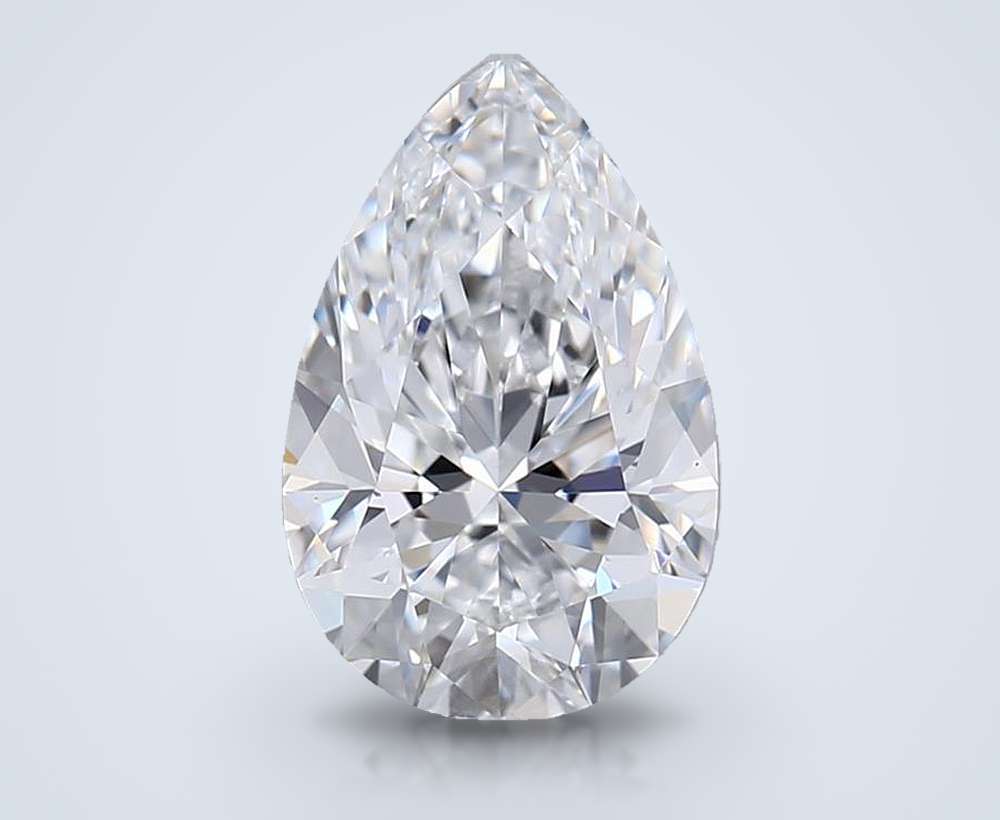 1.52 Carat Pear Lab Diamond