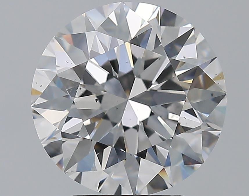 4.01ct D SI1 Rare Carat Ideal Cut Round Diamond