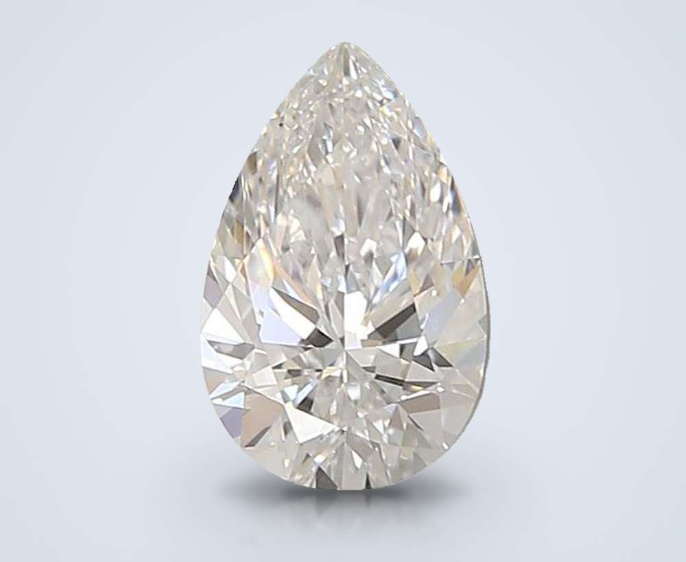 1.38 Carat Pear Lab Diamond