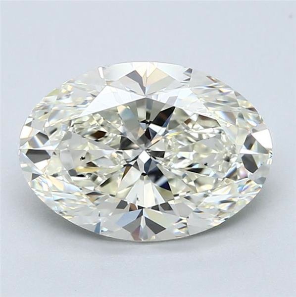 3.03ct K VS2 Very Good Cut Oval Diamond