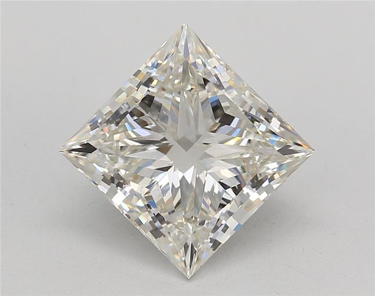 4.01ct I VS1 Rare Carat Ideal Cut Princess Lab Grown Diamond