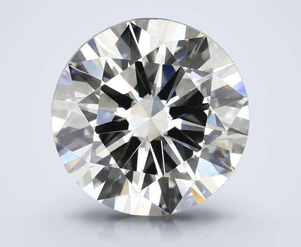3.43 Carat Round Lab Diamond