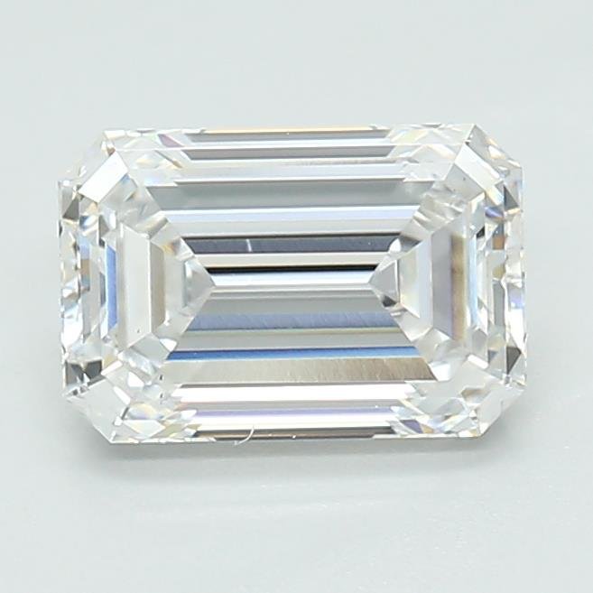 1.47ct D VS1 Rare Carat Ideal Cut Emerald Lab Grown Diamond