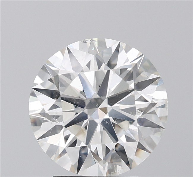 3.01ct H SI1 Rare Carat Ideal Cut Round Diamond