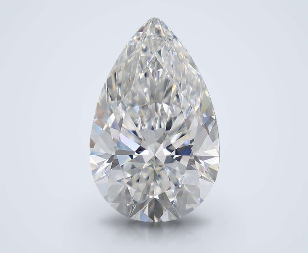 4.57 Carat Pear Lab Diamond