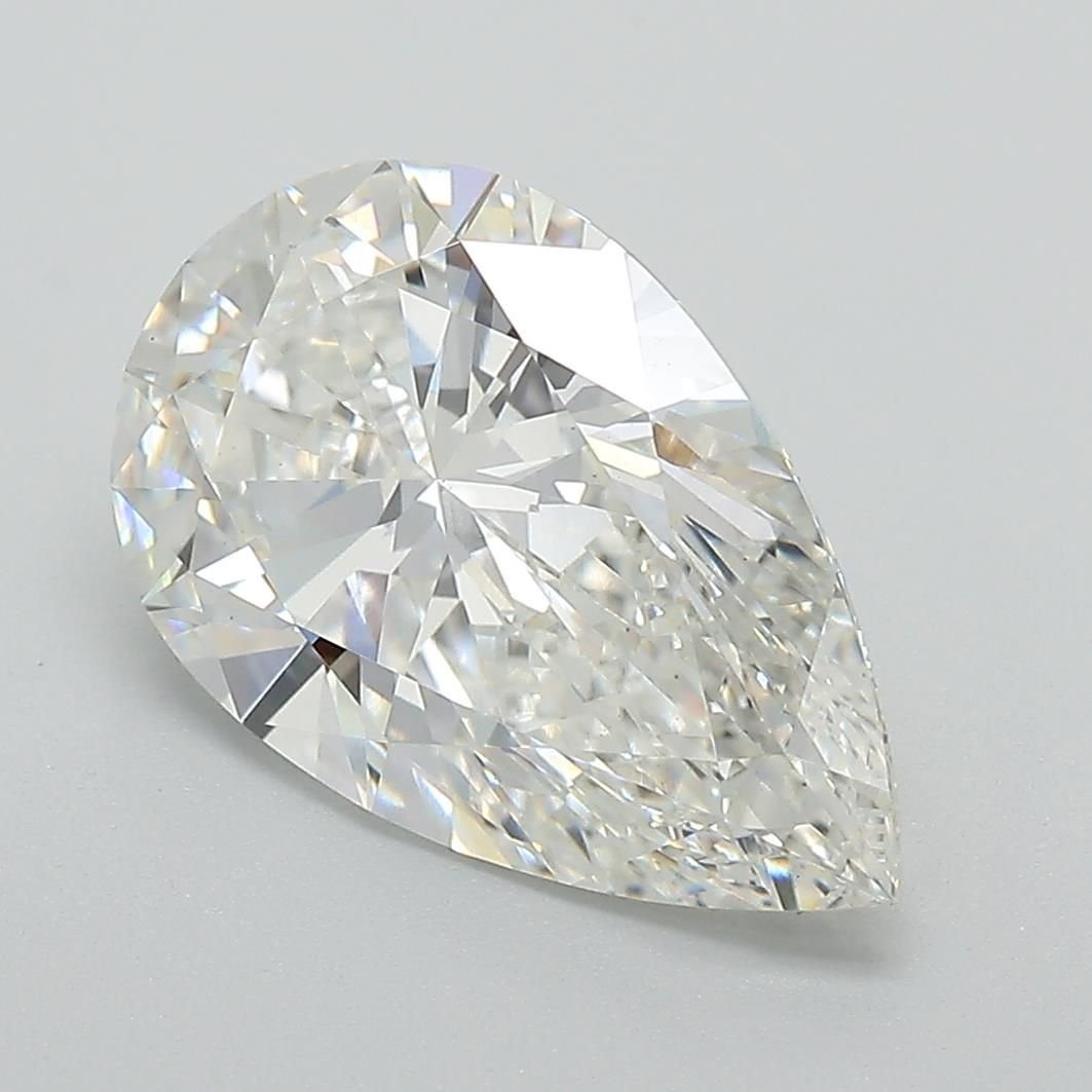 3.54ct G VS1 Rare Carat Ideal Cut Pear Lab Grown Diamond