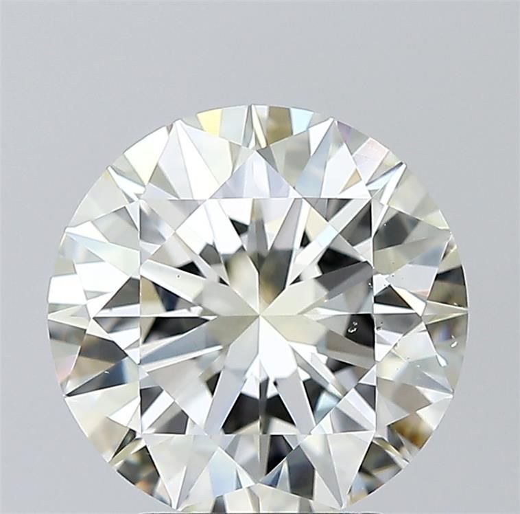 3.51ct K VS2 Rare Carat Ideal Cut Round Diamond