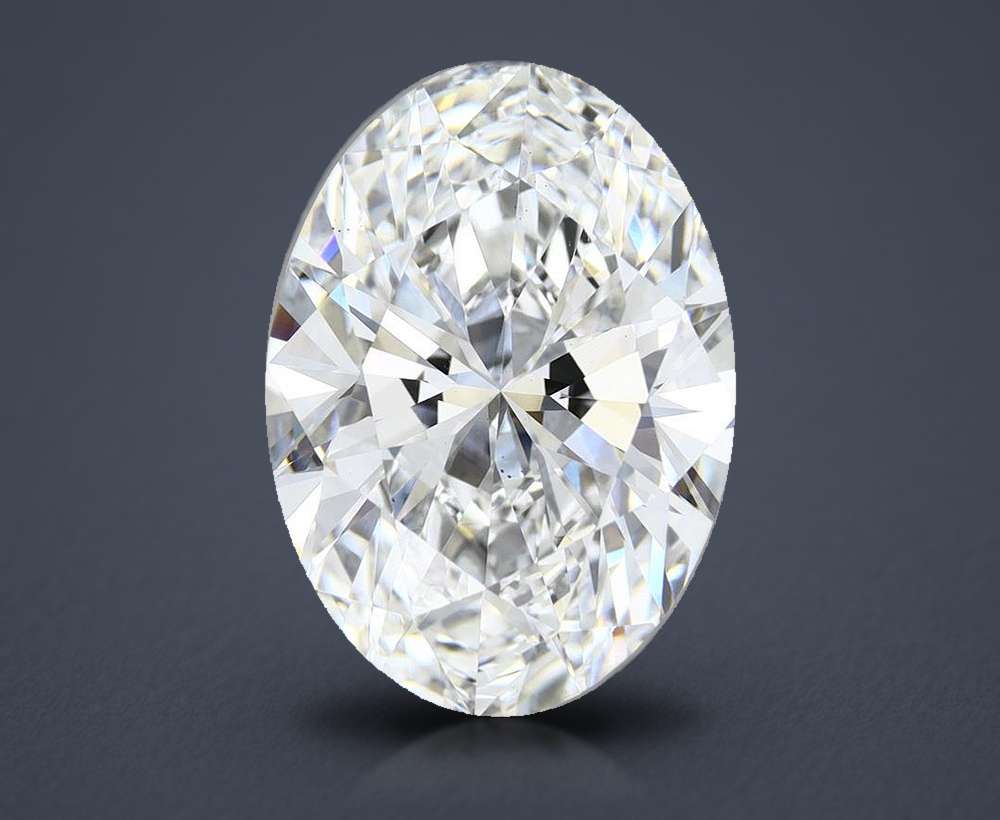 7.06 Carat Oval Lab Diamond