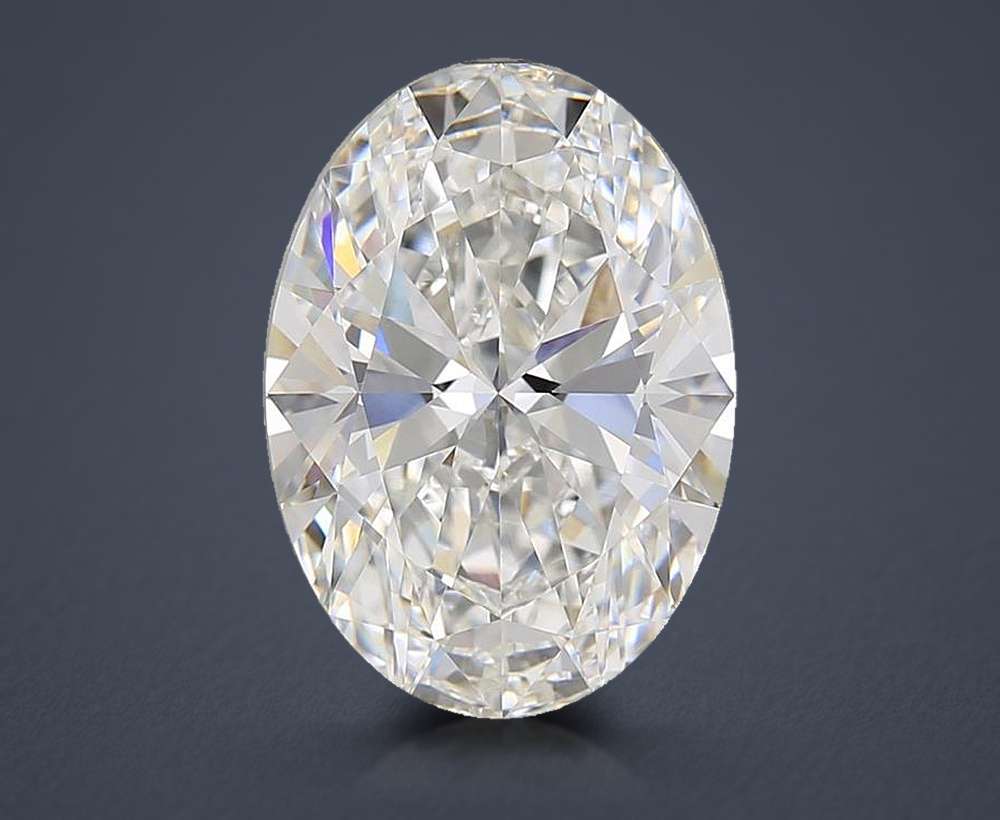 6.08 Carat Oval Lab Diamond
