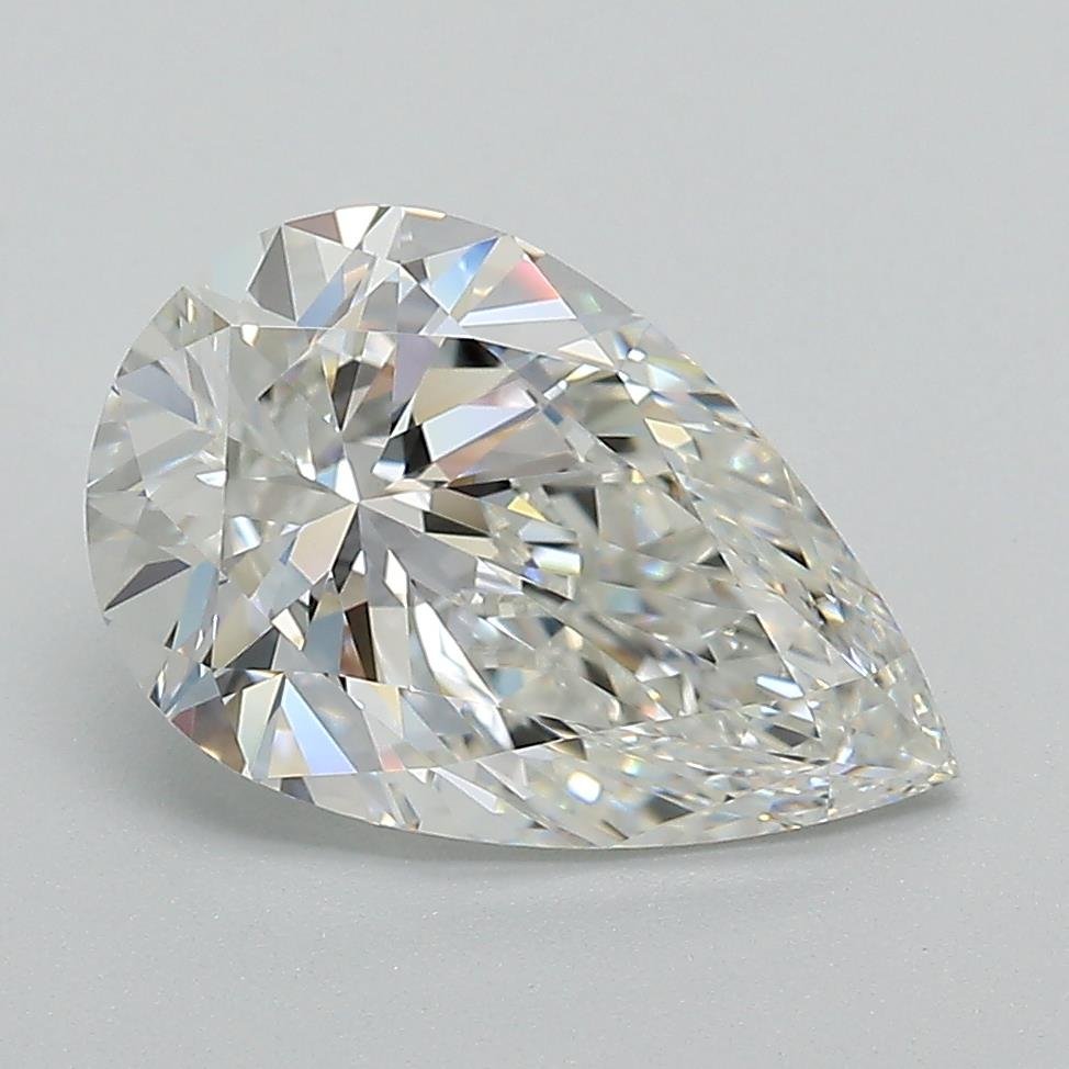 2.50ct F VVS2 Rare Carat Ideal Cut Pear Lab Grown Diamond