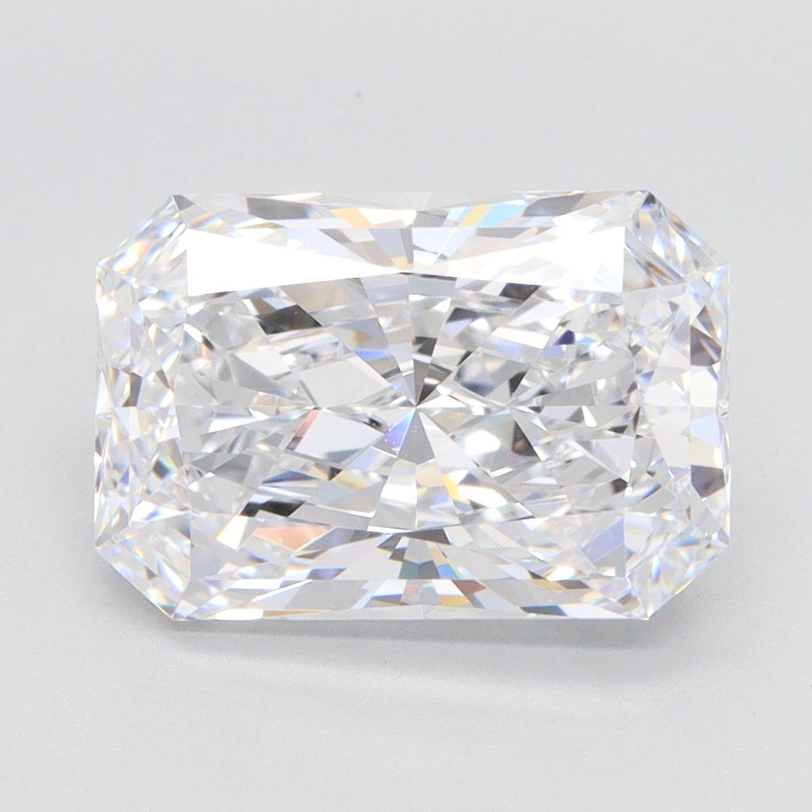 4.45ct D VS1 Rare Carat Ideal Cut Radiant Lab Grown Diamond