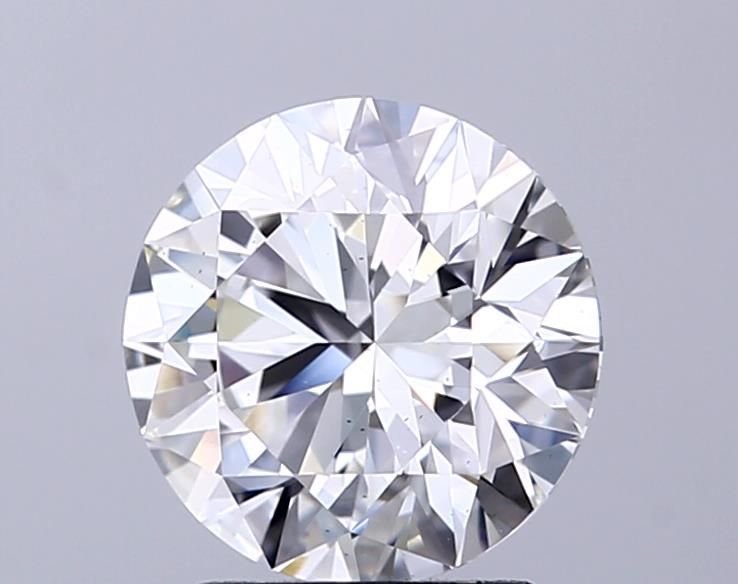 1.81ct F SI1 Rare Carat Ideal Cut Round Lab Grown Diamond