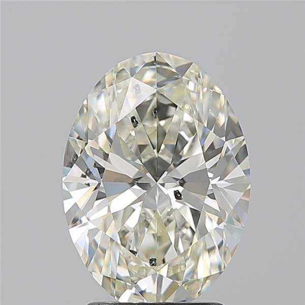 2.51ct K SI2 Rare Carat Ideal Cut Oval Diamond