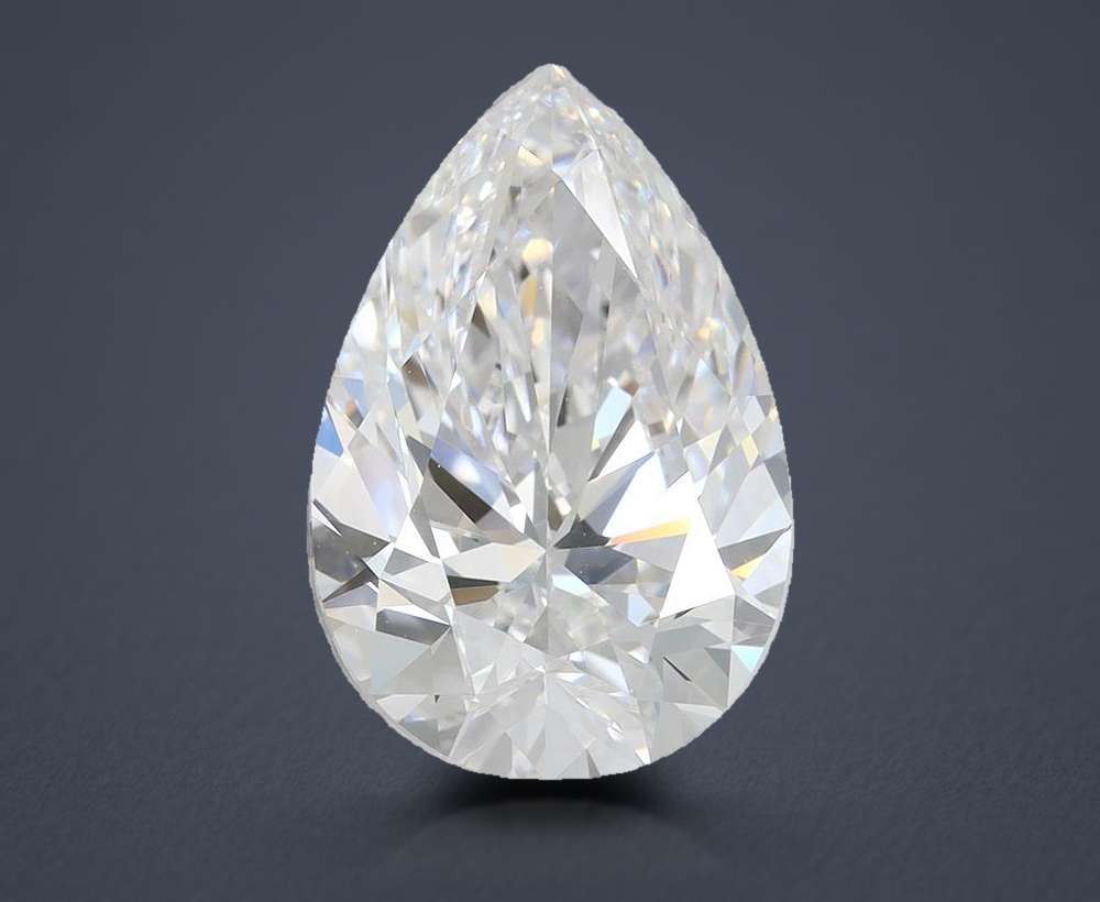 4.53 Carat Pear Lab Diamond