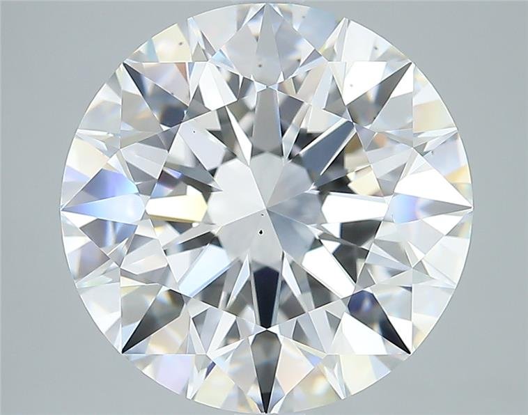 6.24ct F VS2 Rare Carat Ideal Cut Round Diamond