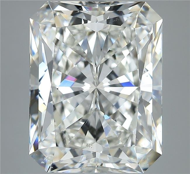 10.03ct H SI1 Rare Carat Ideal Cut Radiant Diamond