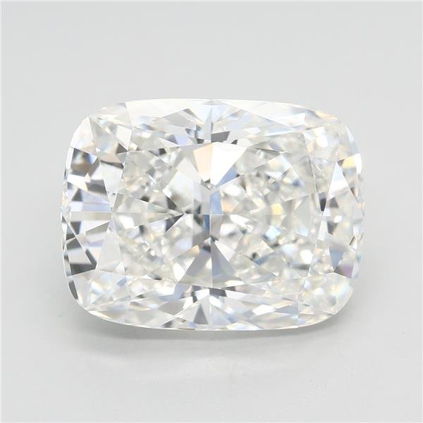 6.09ct G VVS2 Rare Carat Ideal Cut Cushion Lab Grown Diamond