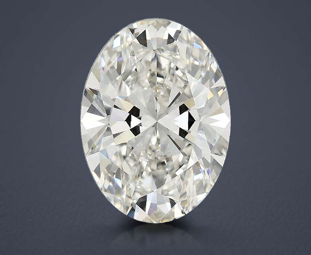 3.77 Carat Oval Lab Diamond
