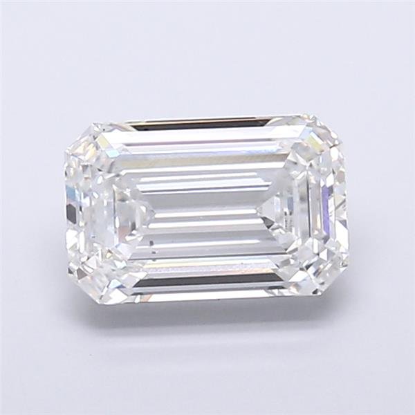 4.06ct E VS2 Rare Carat Ideal Cut Emerald Lab Grown Diamond