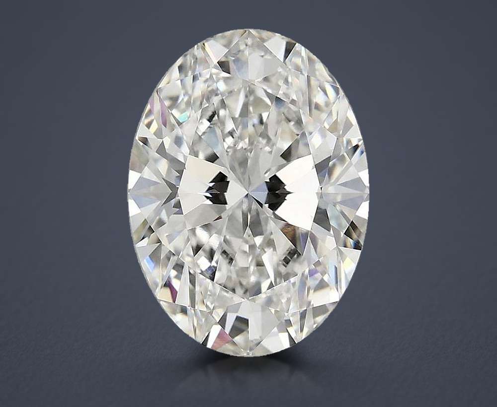 3.84 Carat Oval Lab Diamond