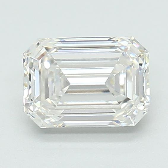 0.91ct F VS1 Rare Carat Ideal Cut Emerald Lab Grown Diamond