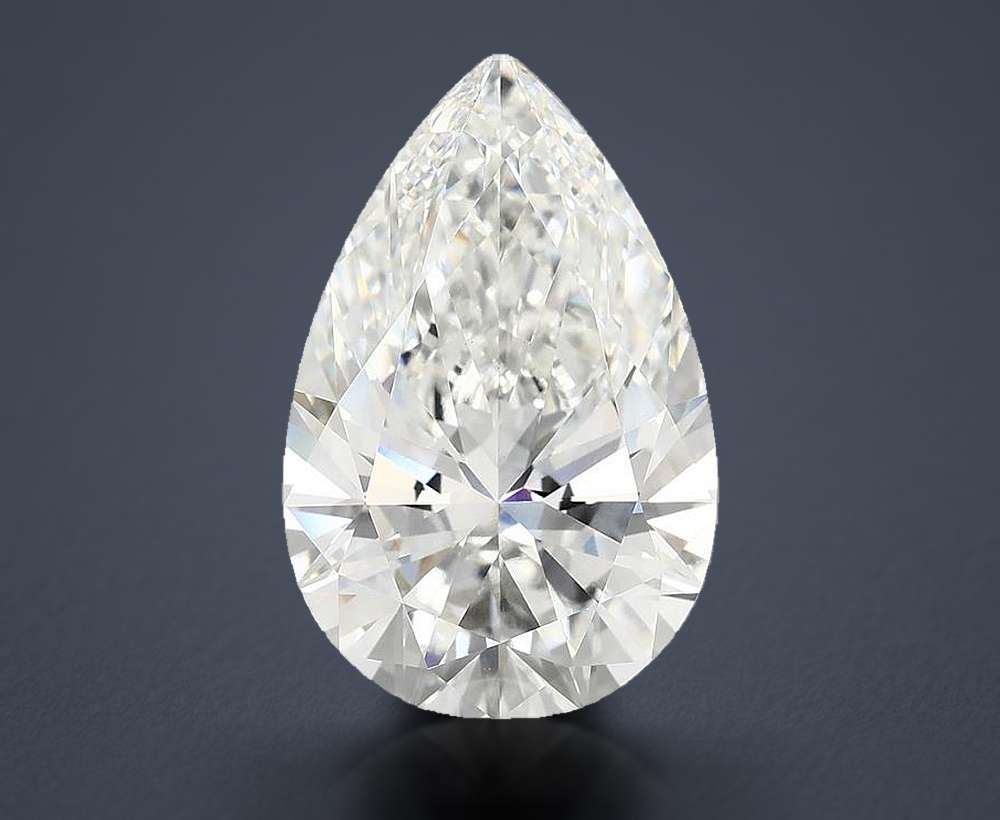 6.88 Carat Pear Lab Diamond