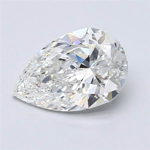 2.00ct G VVS2 Rare Carat Ideal Cut Pear Diamond