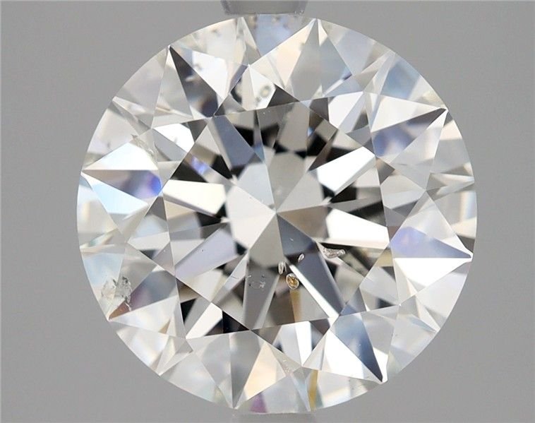 3.24ct H SI2 Rare Carat Ideal Cut Round Diamond