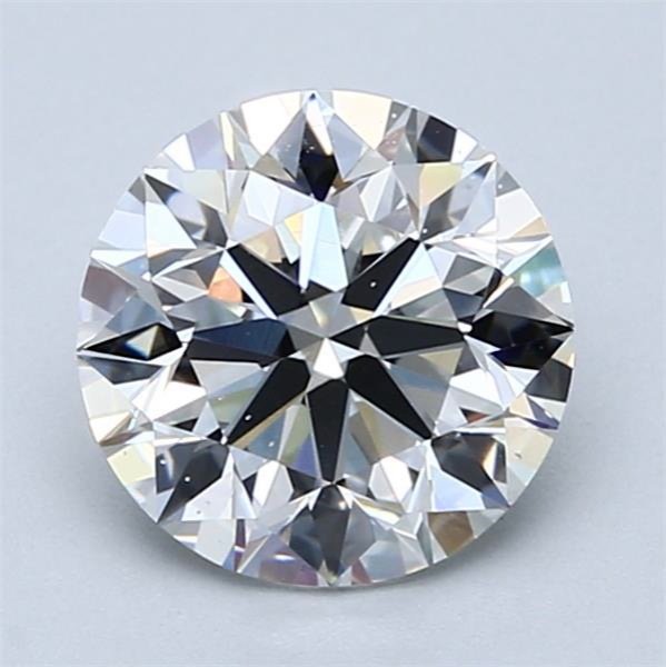 2.01ct F SI1 Excellent Cut Round Diamond