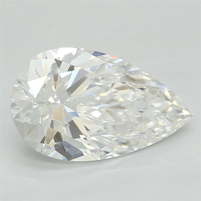 1.09ct D VVS2 Rare Carat Ideal Cut Pear Lab Grown Diamond