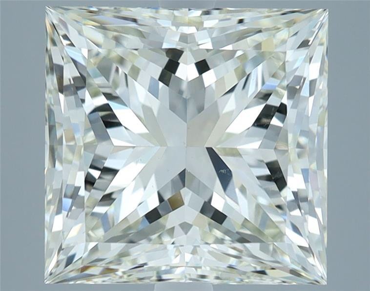 5.03ct I SI1 Rare Carat Ideal Cut Princess Diamond