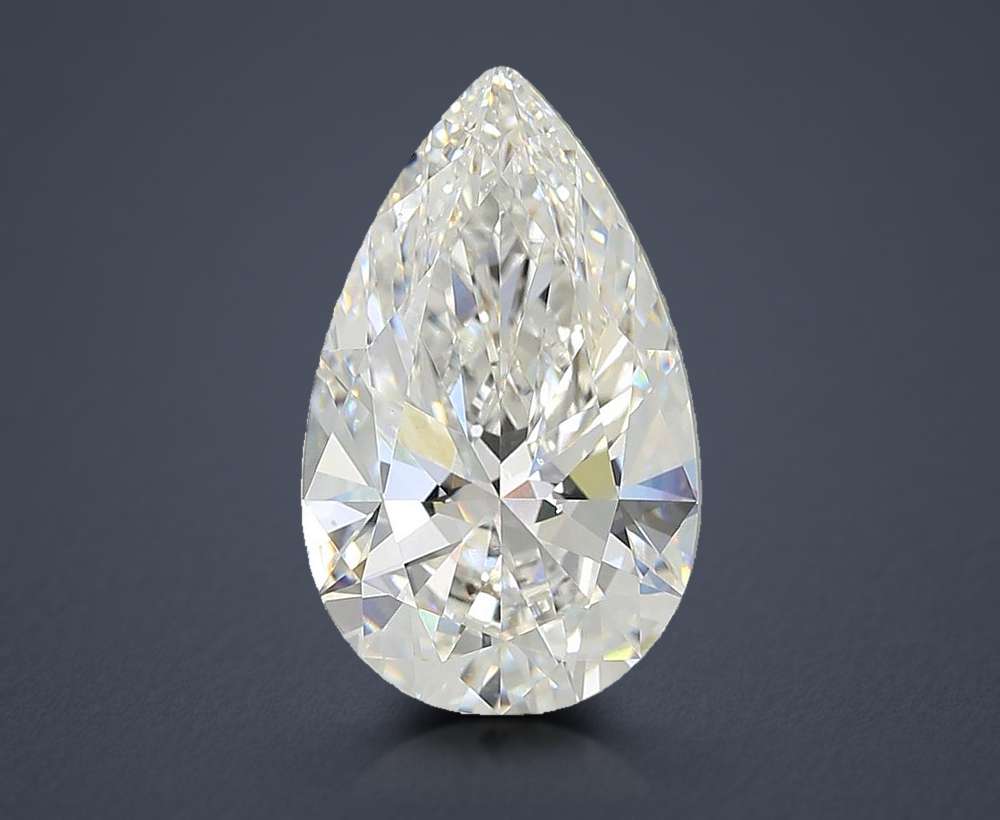 6.71 Carat Pear Lab Diamond