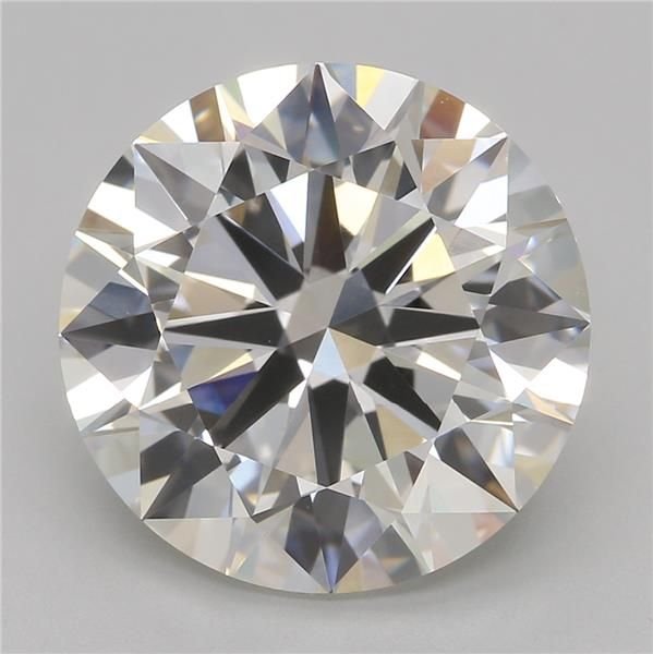 5.05ct F VVS2 Rare Carat Ideal Cut Round Lab Grown Diamond