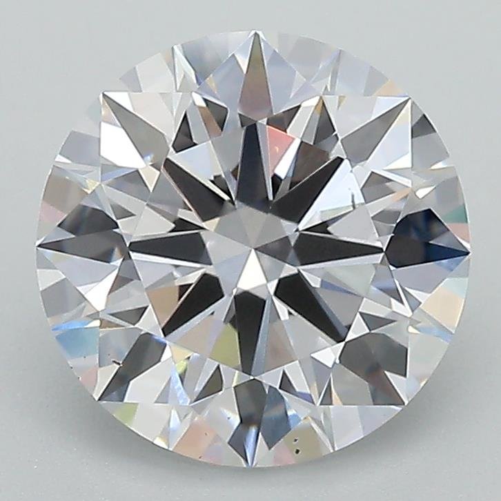 2.69ct D VS2 Rare Carat Ideal Cut Round Lab Grown Diamond