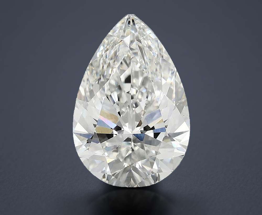 3.84 Carat Pear Lab Diamond