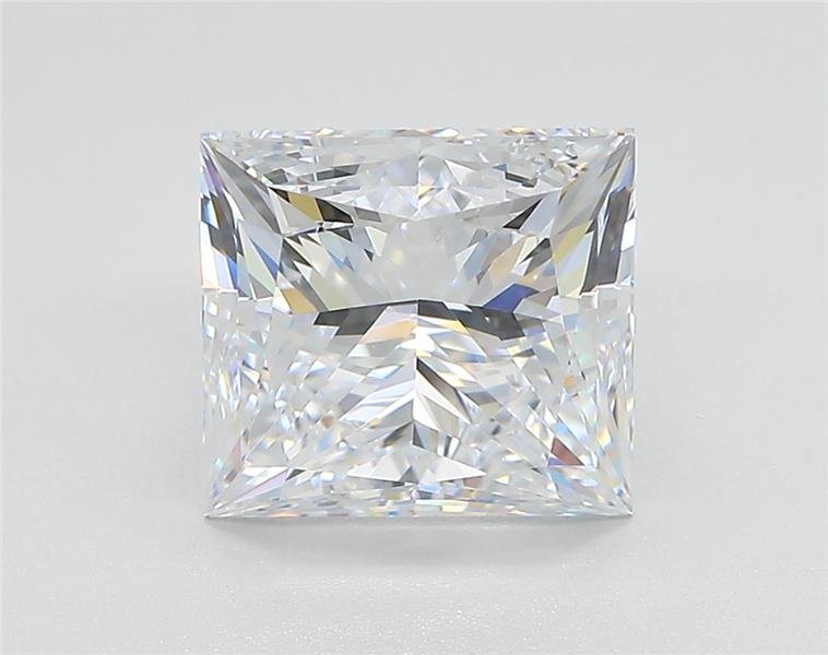 3.39ct D VVS2 Rare Carat Ideal Cut Princess Lab Grown Diamond