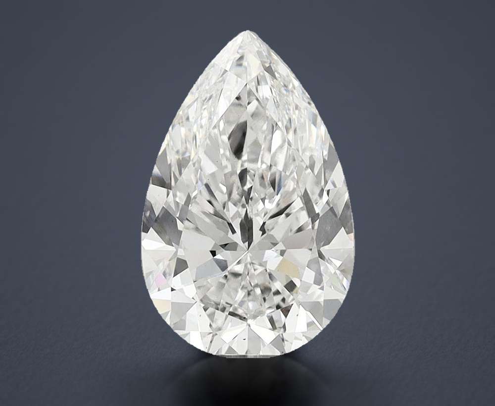 8.05 Carat Pear Lab Diamond