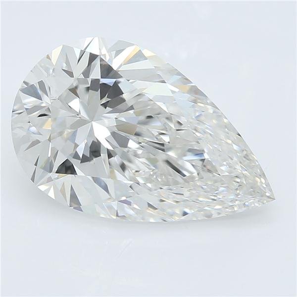 2.31ct F VS1 Rare Carat Ideal Cut Pear Lab Grown Diamond