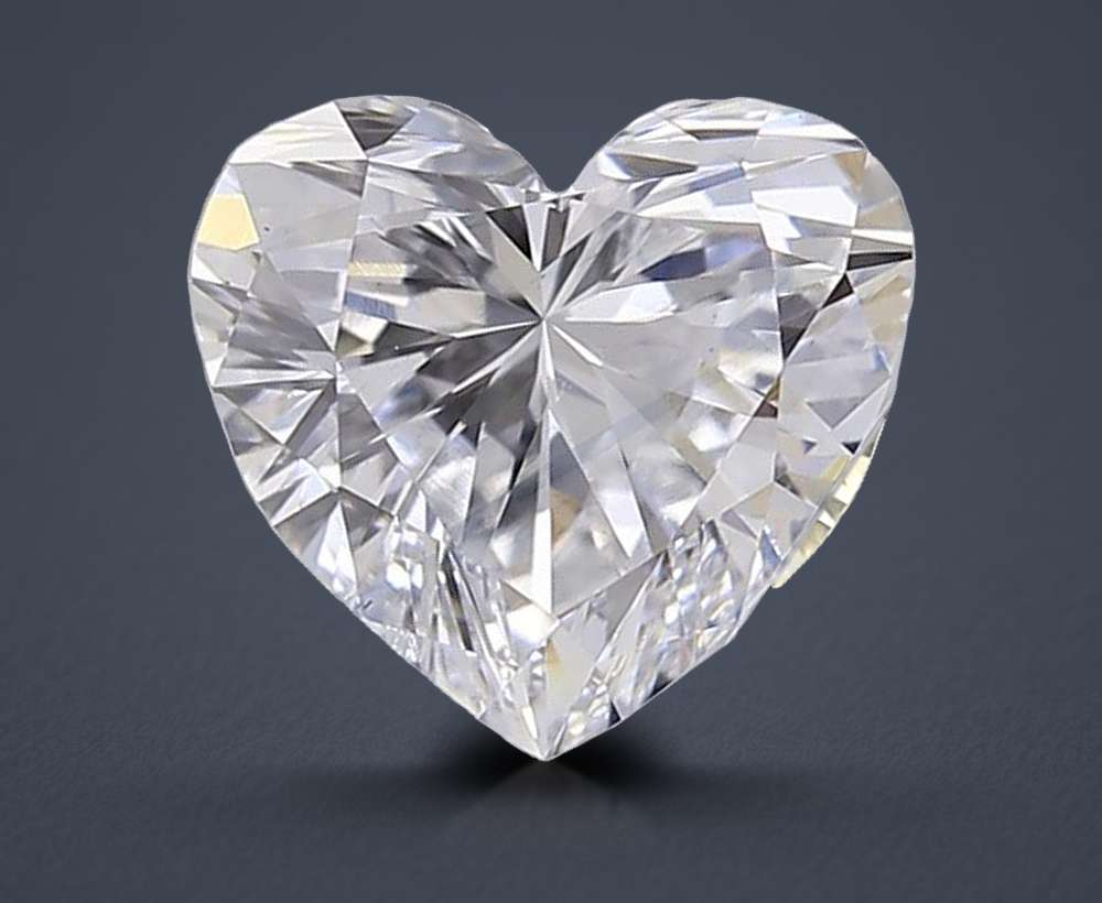 0.74 Carat Heart Lab Diamond
