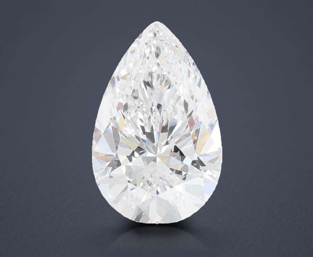 5.37 Carat Pear Lab Diamond