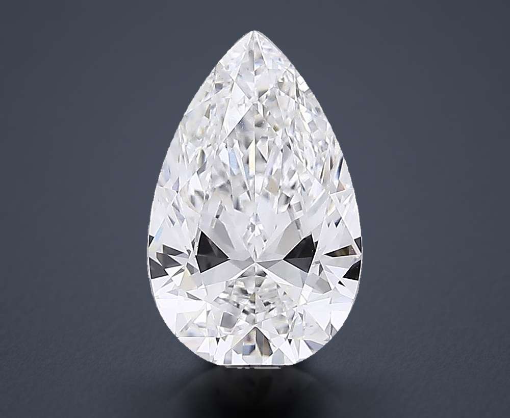 3.72 Carat Pear Lab Diamond
